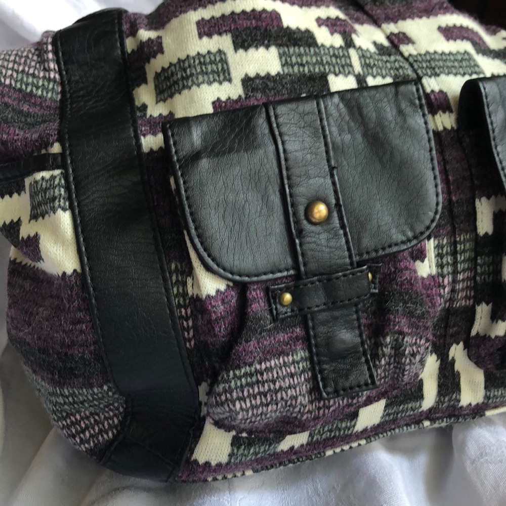 Aztec Pattern Oversized Handbag - Picture 2 of 8